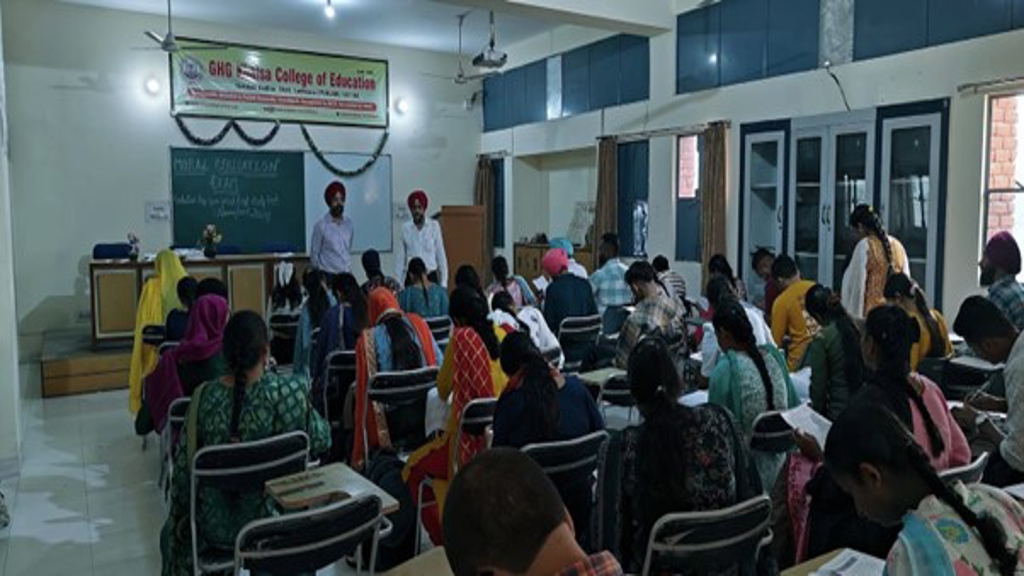 Moral Education Exam by Guru Gobind Singh Study Circle club 