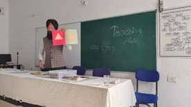 Live Session of Preparing Teaching aids