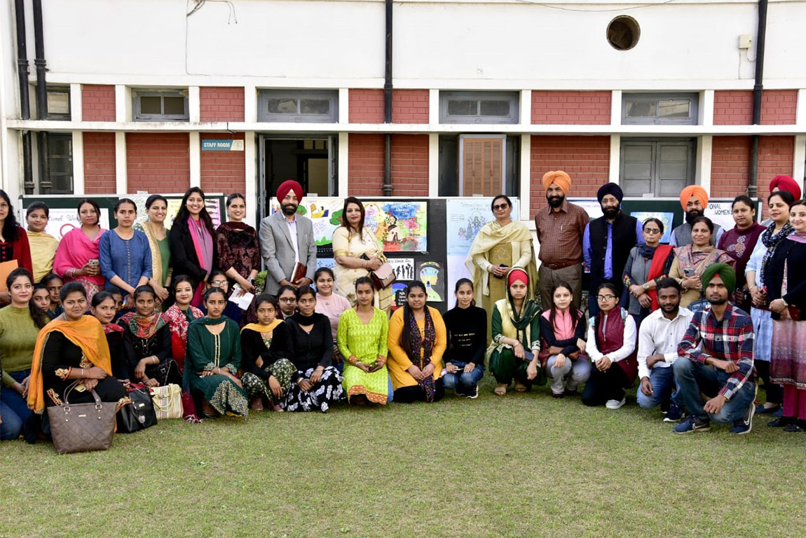 A seminar on 'Women's Day' at GHG Khalsa College Gurusar Sadhar
