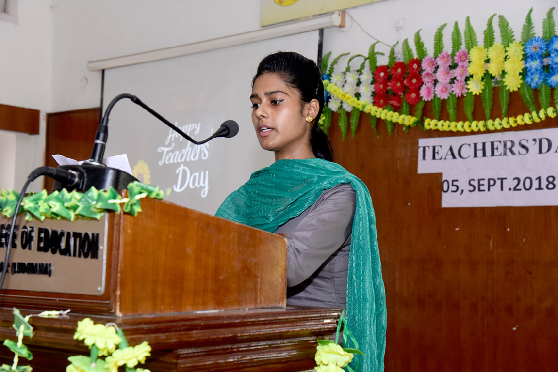 G.H.G Khalsa College of Education, Gurusar Sadhar celebrated Teachers' Day 