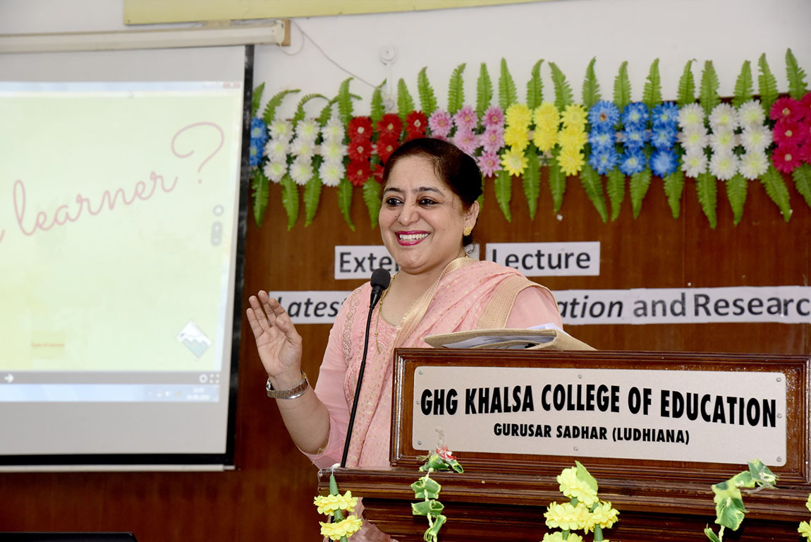 Extension Lecture Organized at G.H.G Khalsa College of Education, Gurusar Sadhar