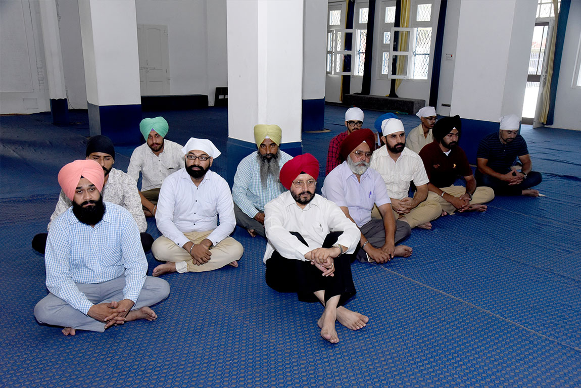 Paid obeisance at Gurudwara Chevin Patshahi to seek blessings for the new session