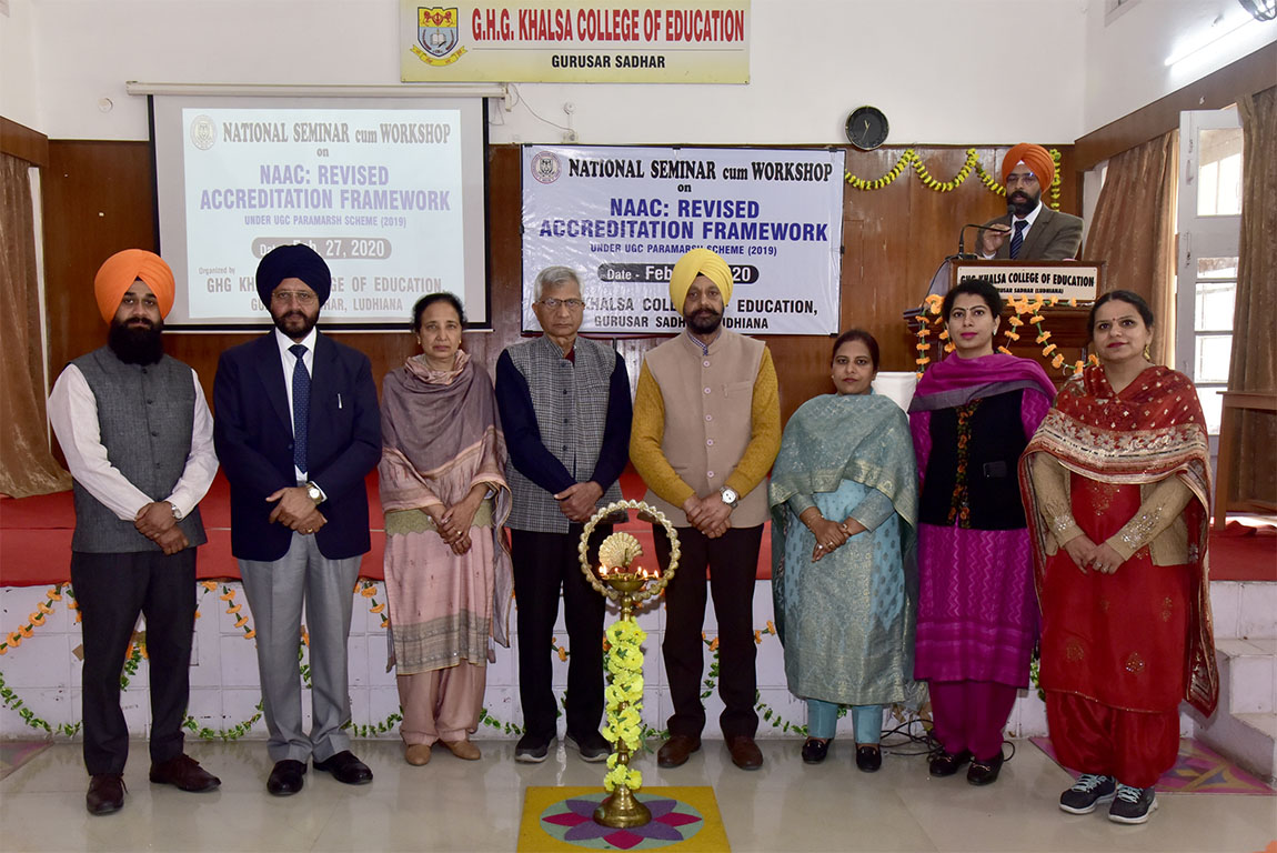National seminar Cum Workshop on NAAC: Revised Accreditation Framework