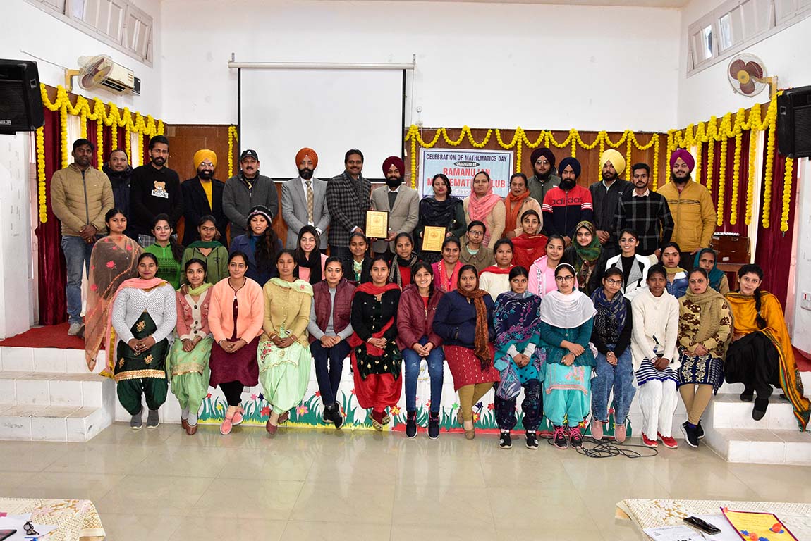 G.H.G. Khalsa College of Education, Gurusar Sadhar Organized National Mathematics Day to Commemorate Birth Anniversary of Srinivasa Ramanujan