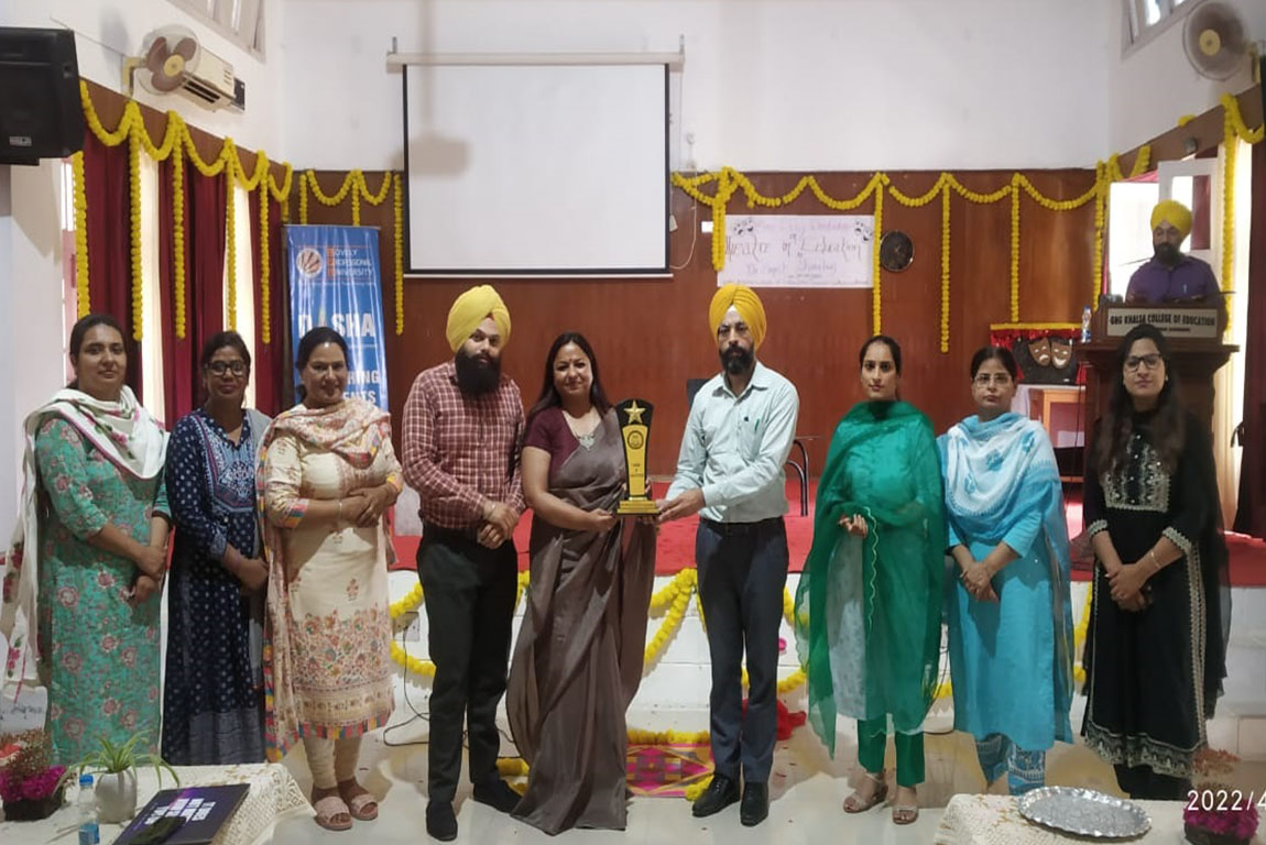 G.H.G. Khalsa College of Education, Gurusar Sadhar Organized One Day

Workshop on the Theme “Theatre in Education”