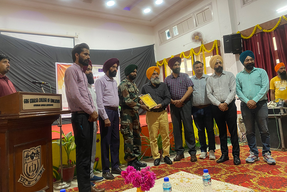 Cultural Programme organized at G.H.G. Khalsa College of Education,
Gurusar Sadhar to Commemorate Har Ghar Tiranga Campaign