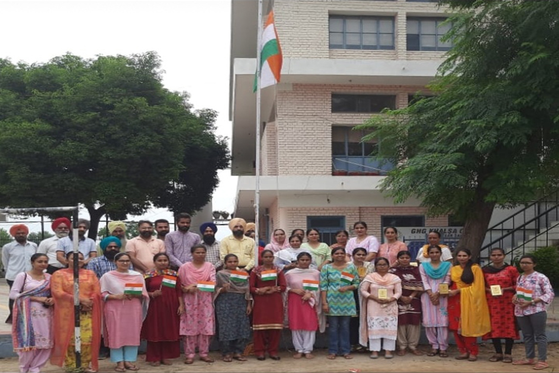 Iconic Week Celebrated at G.H.G. Khalsa College of Education, Gurusar Sadhar to Mark 75th Independence Day