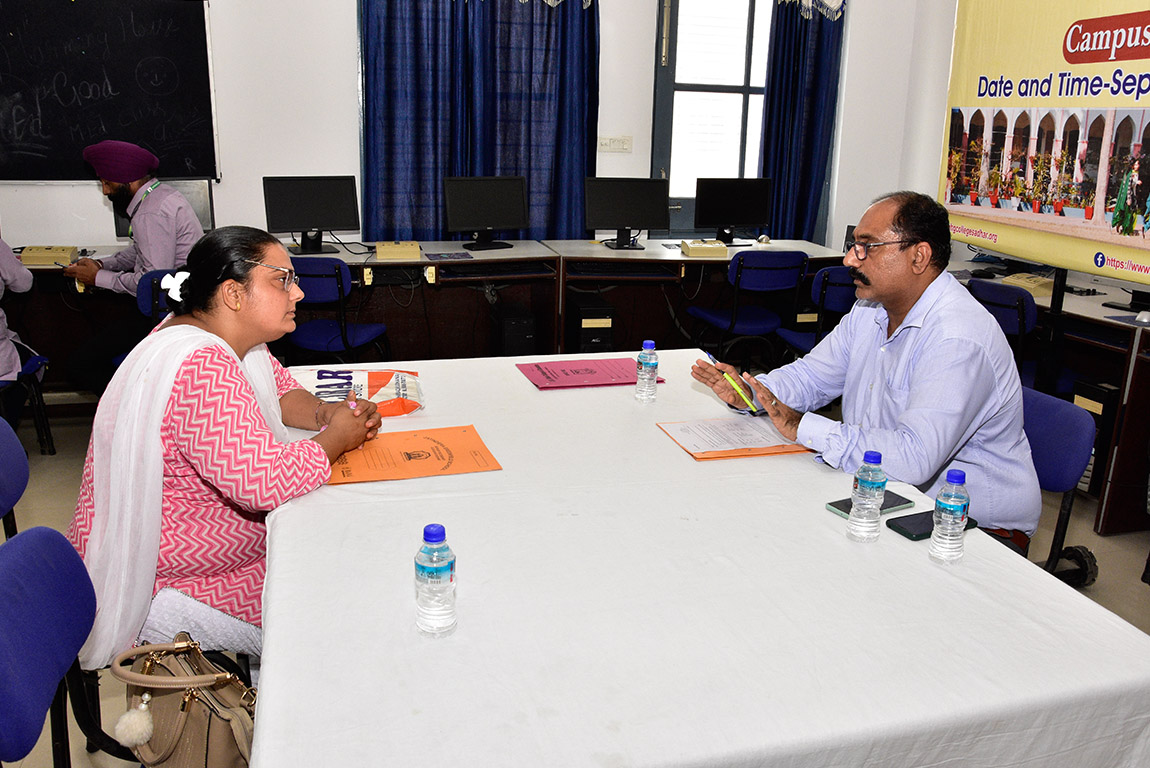 Mega Campus Placement Drive at G.H.G. Khalsa College of

Education, Gurusar Sadhar