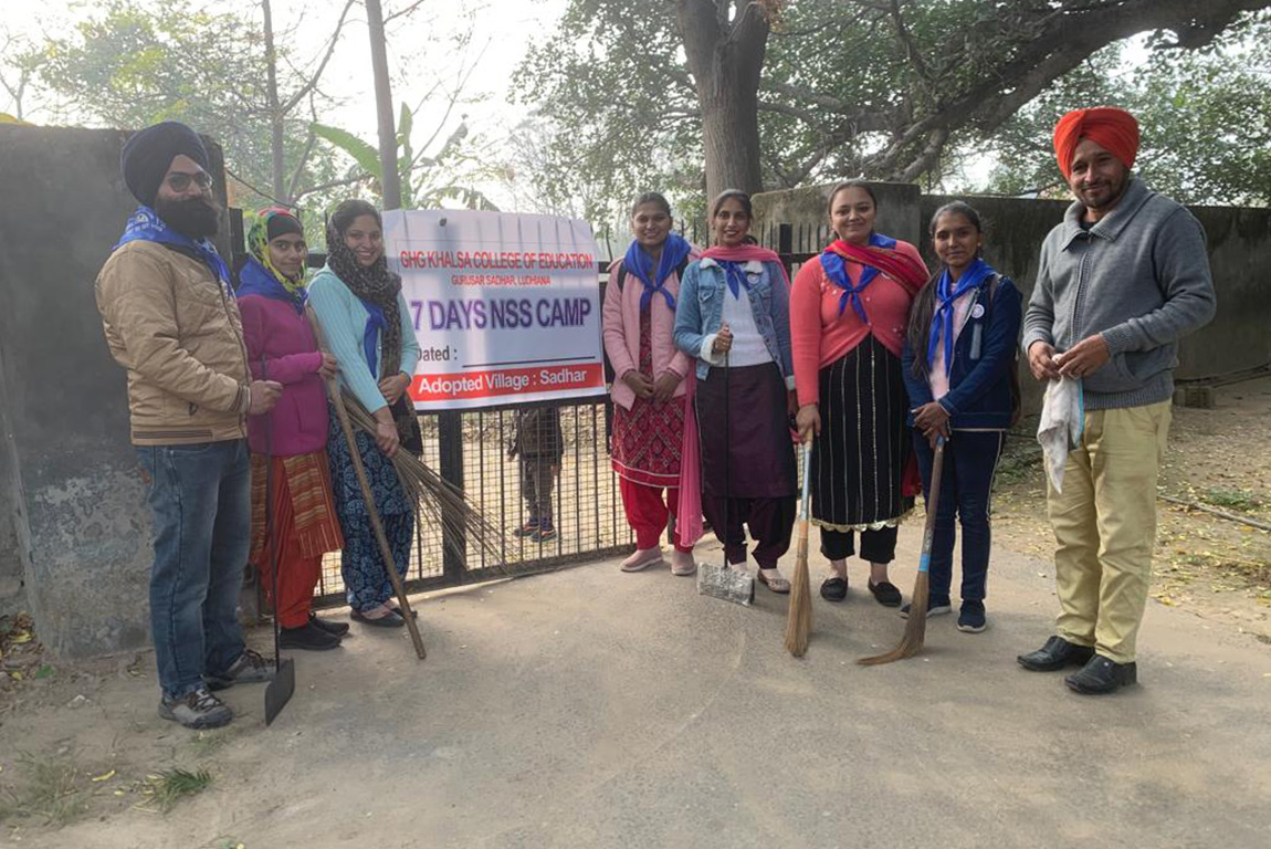 7 Days NSS Camp Concluded at G.H.G. Khalsa College of Education, Gurusar Sadhar