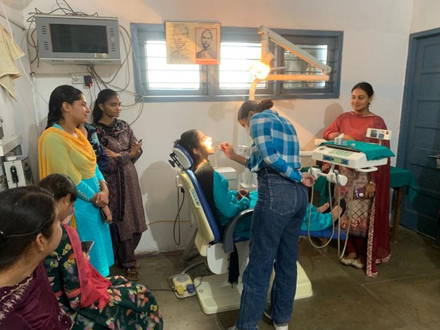Visit to Dental Hospital in Degree College Campus