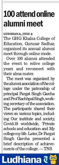 ALUMNI MEET