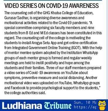 COVID-19 AWARENESS